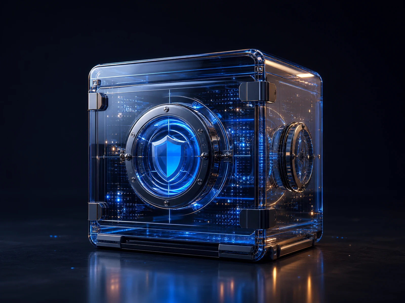 Original transparent digital vault artwork